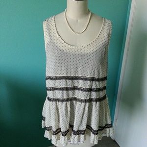 Sheer Polka Dot blouse