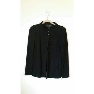 St John black sweater