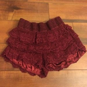Maroon CUTE shorts