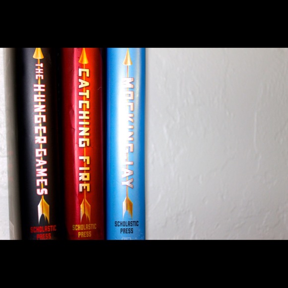 Hard cover Hunger Games series books