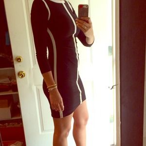 Ralph Lauren black and white dress