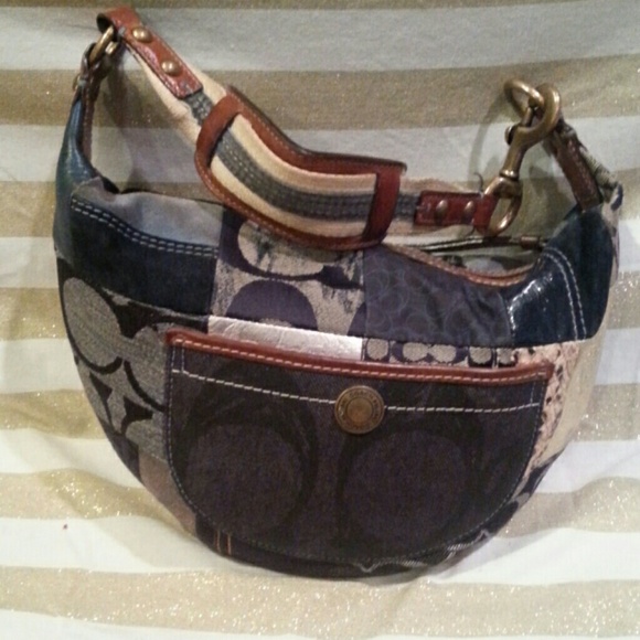 Patchwork Coach shoulder bag