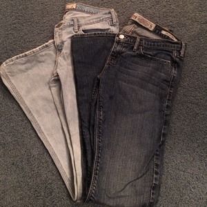 Hollister denim jeans! 2 pairs!