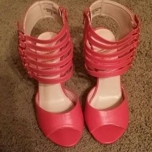 Coral Charlotte Russe heels