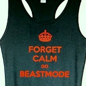 Forget calm go beast mode exercise workout