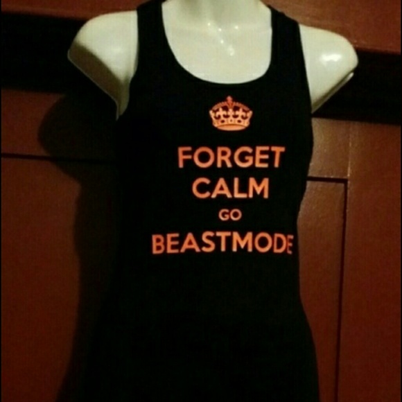 Forget calm go beast mode exercise workout