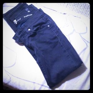 7 for all mankind navy blue Roxanne jeans