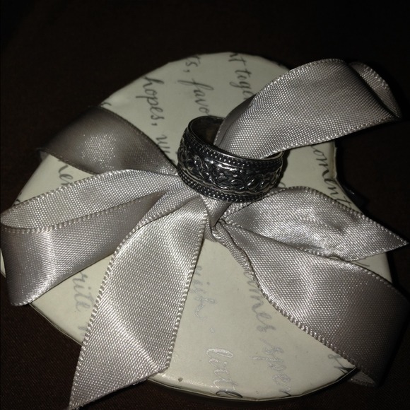 !!vintage silver ring band!!