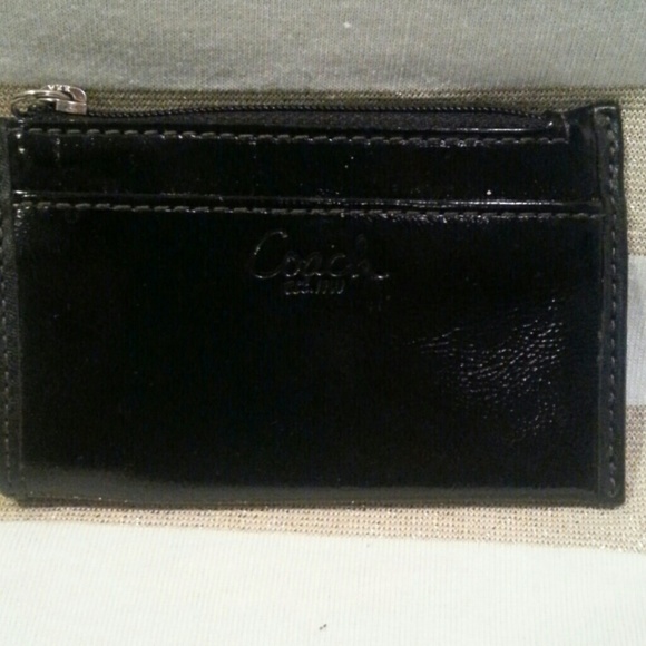 ***Sold on another site*** Patent Coach coin purse