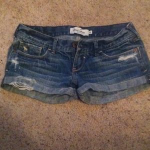 Abercrombie kids jean shorts
