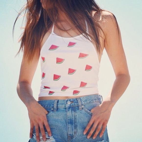 Brandy Melville Watermelon Halter