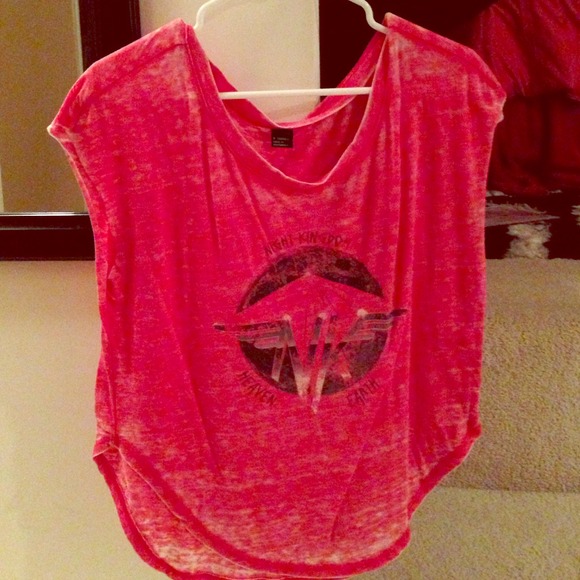 red cotton shirt