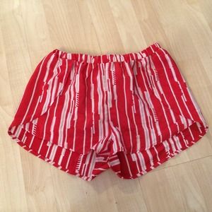 High waisted elastic shorts!