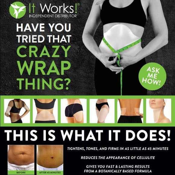 3 wraps, Reserved.   It Works! Skinny wraps