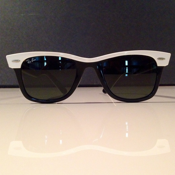 Black and white raybans (rare)