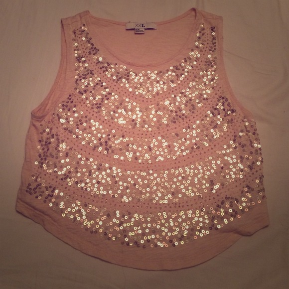 Sequin Crop Top