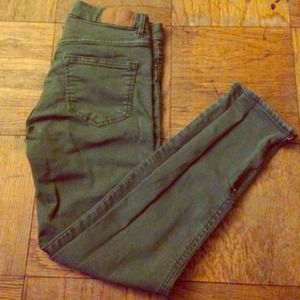 Green jeans