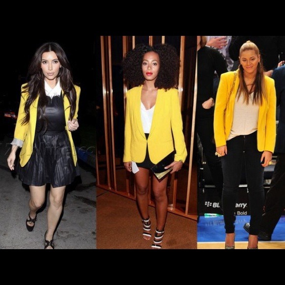 SOLD. Rag and Bone Yellow Tuxedo Jacket NWT P.N.