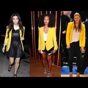 SOLD. Rag and Bone Yellow Tuxedo Jacket NWT P.N.