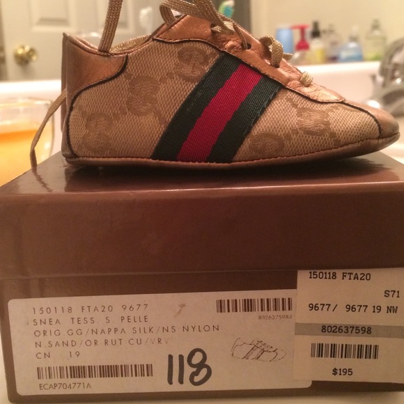 Authentic Gucci Sneaker for Infants