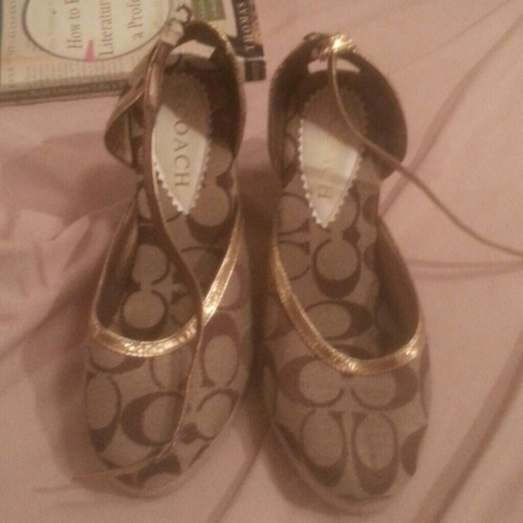Barely used Coach wedges