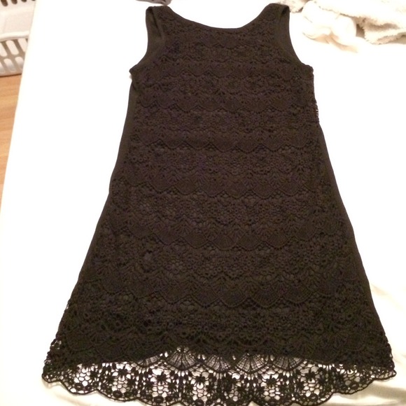 Black Lace-front Dress
