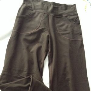 Brown be still pants lululemon