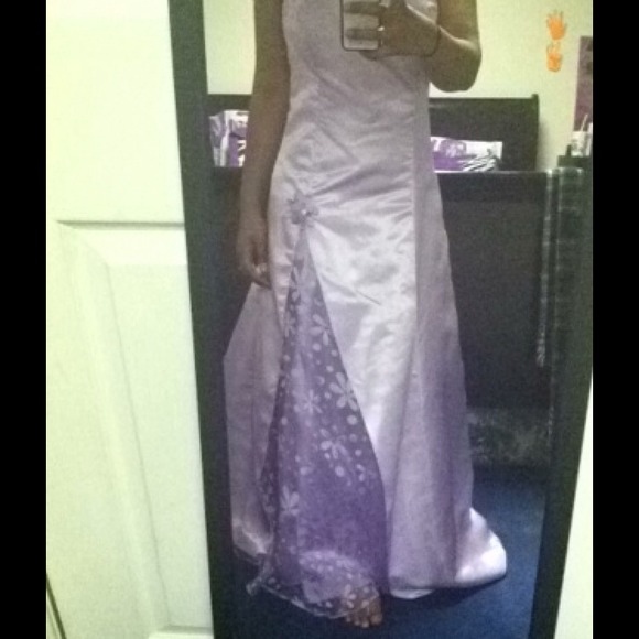 Custom-Made Lavender Formal Gown