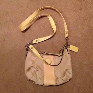 Coach cross body bag