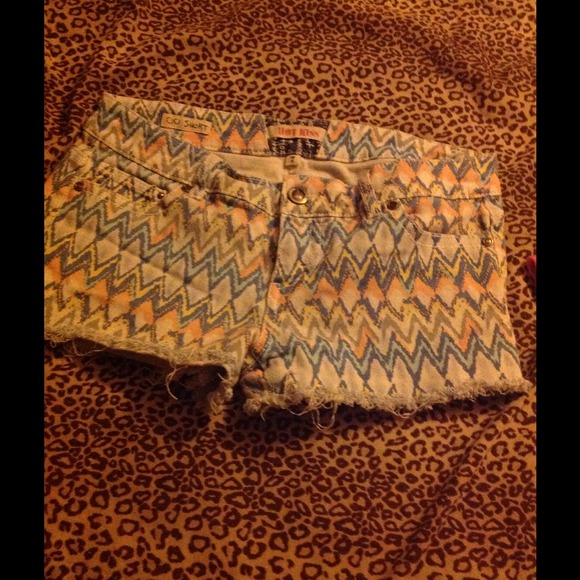 Chevron shorts