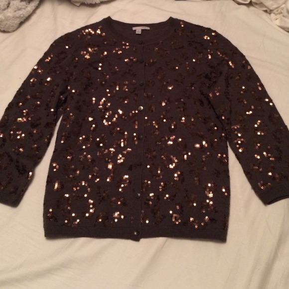 Leopard Sequin Cardigan
