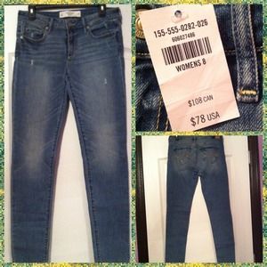 Women's Abercrombie & Fitch faded skinny jeans