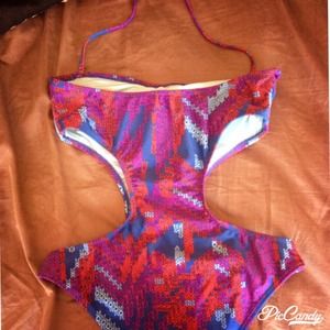 Forever 21 bandeau one piece!