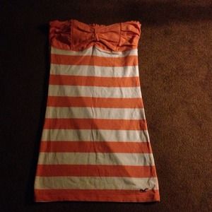 hollister tube top dress NWOT