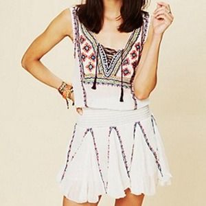 Free People FP ONE Gorgeous Sheer White XS