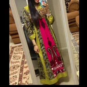 Semi-formal Pakistani inspired gown
