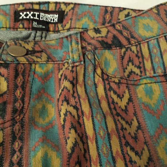 Aztec Print Jeans - Picture 2 of 2