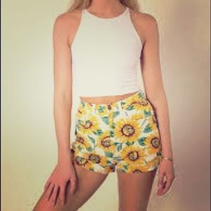 Sunflower high waisted shorts
