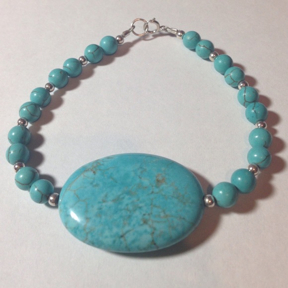 SS Turquoise Bracelet - Picture 2 of 4