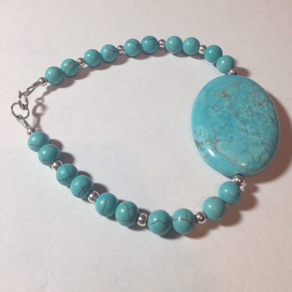 SS Turquoise Bracelet - Picture 3 of 4