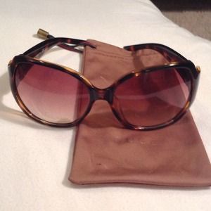 On Sale Now!! Gucci brown and gold sunglasses
