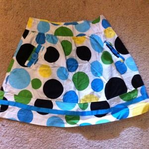 Polka Dot Mini Skirt