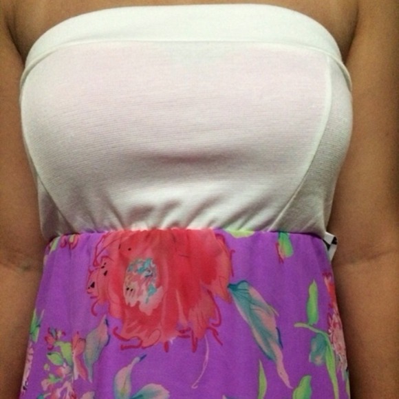 Floral hi-lo dress - Picture 2 of 3