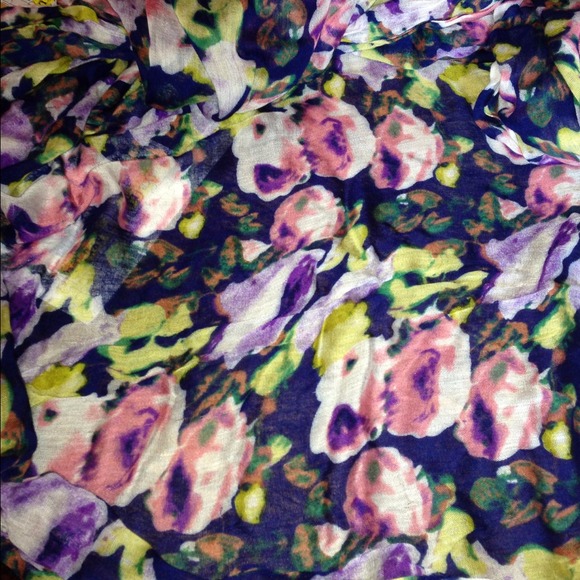 Cute Floral Infinity Scarf
