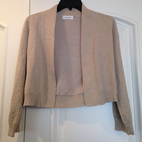 Calvin Klein gold long sweater - Picture 1 of 1