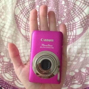PINK Canon PowerShot ELPH 100 HS