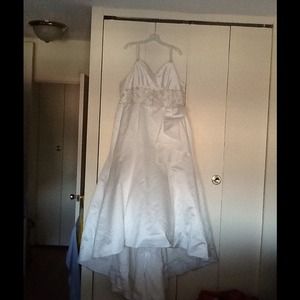 Jasmine trumpet style wedding gown.