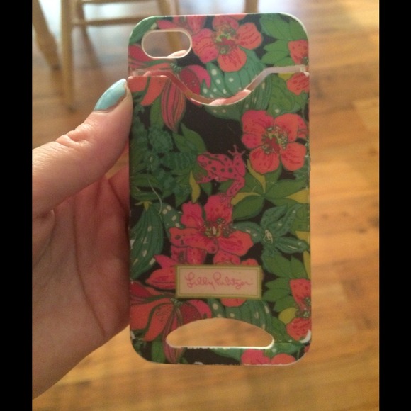 Lilly pulitzer iPhone 4 rubber/hard case