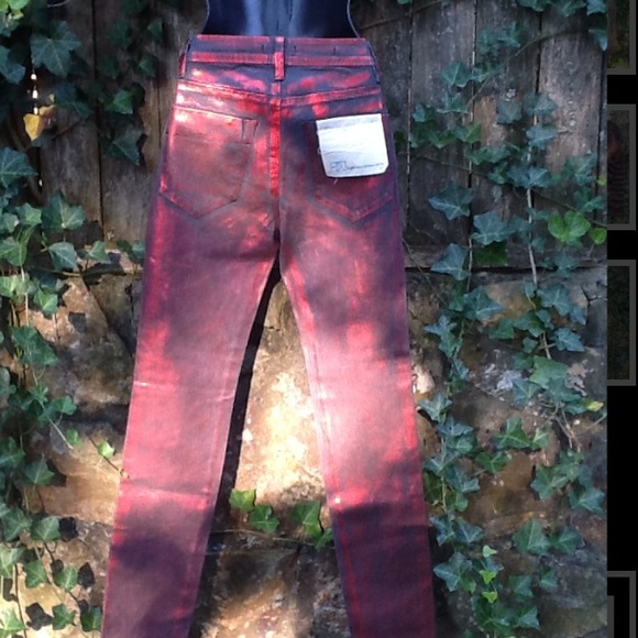 Silence+ Noise Foil High Rise Twig pants - Picture 4 of 4