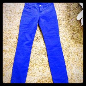 J. Brand Cobalt Blue Twill Pants